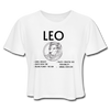 Women's Cropped Leo T-Shirt - white
