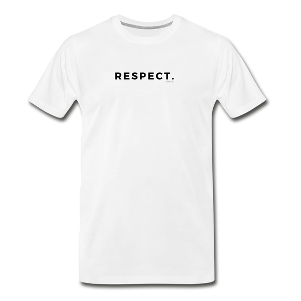 Premium Organic Respect Tee - white