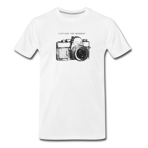 Premium Organic Capture The Moment Tee - white