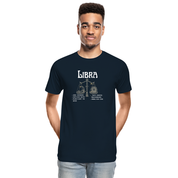 Premium Organic Libra Tee - deep navy