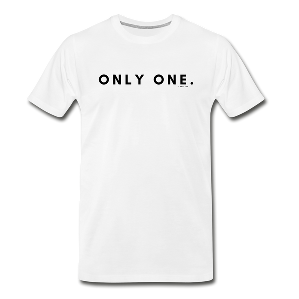 Premium Organic Only One Tee - white