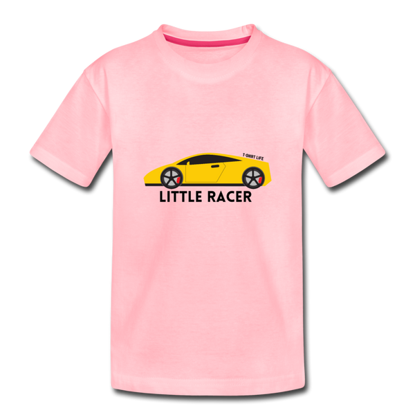 Kids Little Racer Tee - pink