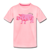 Kids Hippo Tee - pink