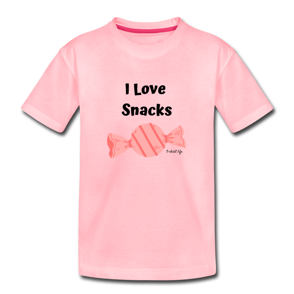 Kids' snack tee - pink