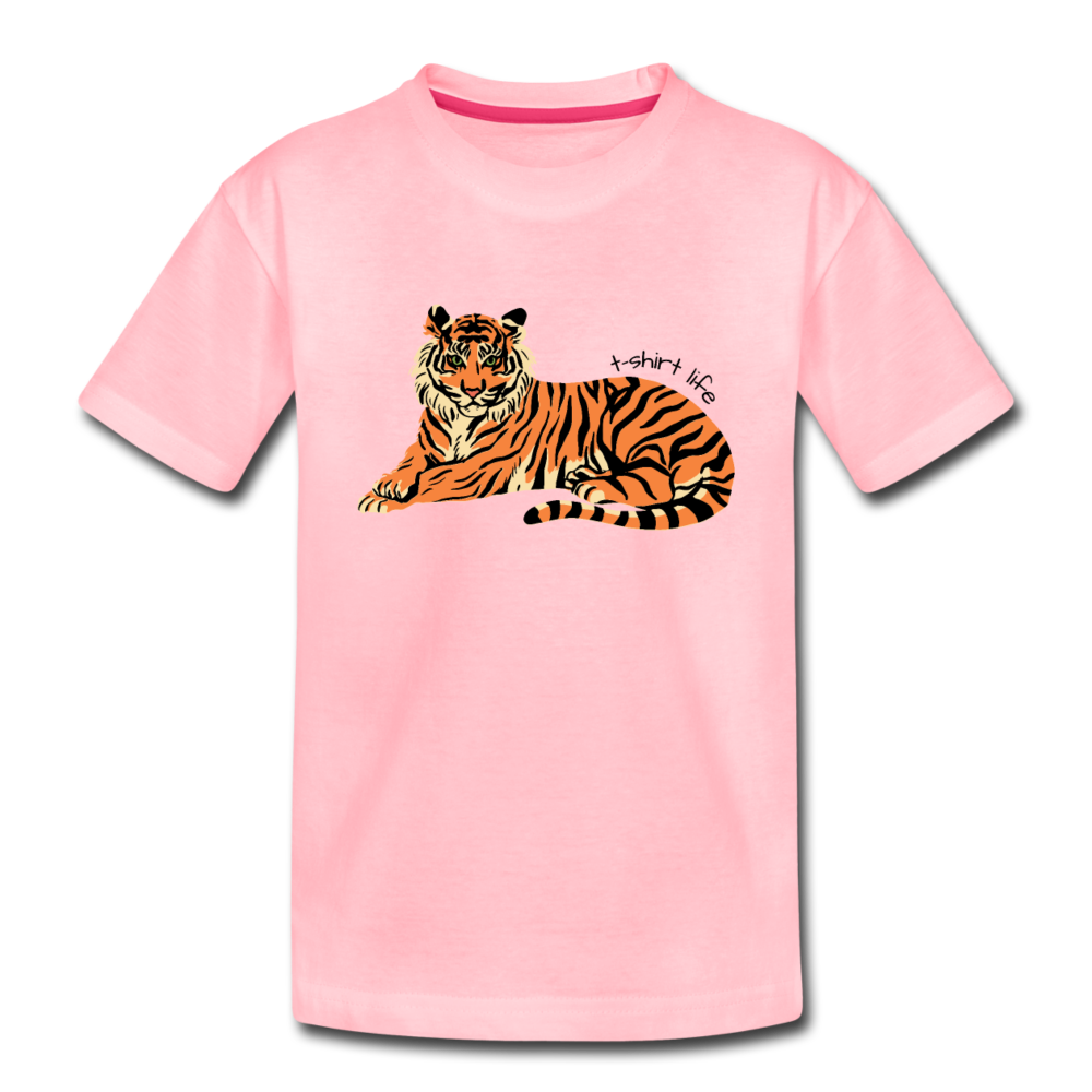 Kids' Tiger Tee - pink