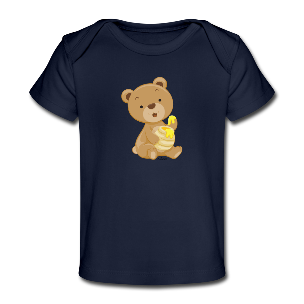 Baby Bear Baby T-Shirt - dark navy