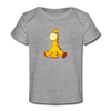 Giraffe Baby T-Shirt - heather gray