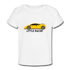 Little Racer Baby T-Shirt - white