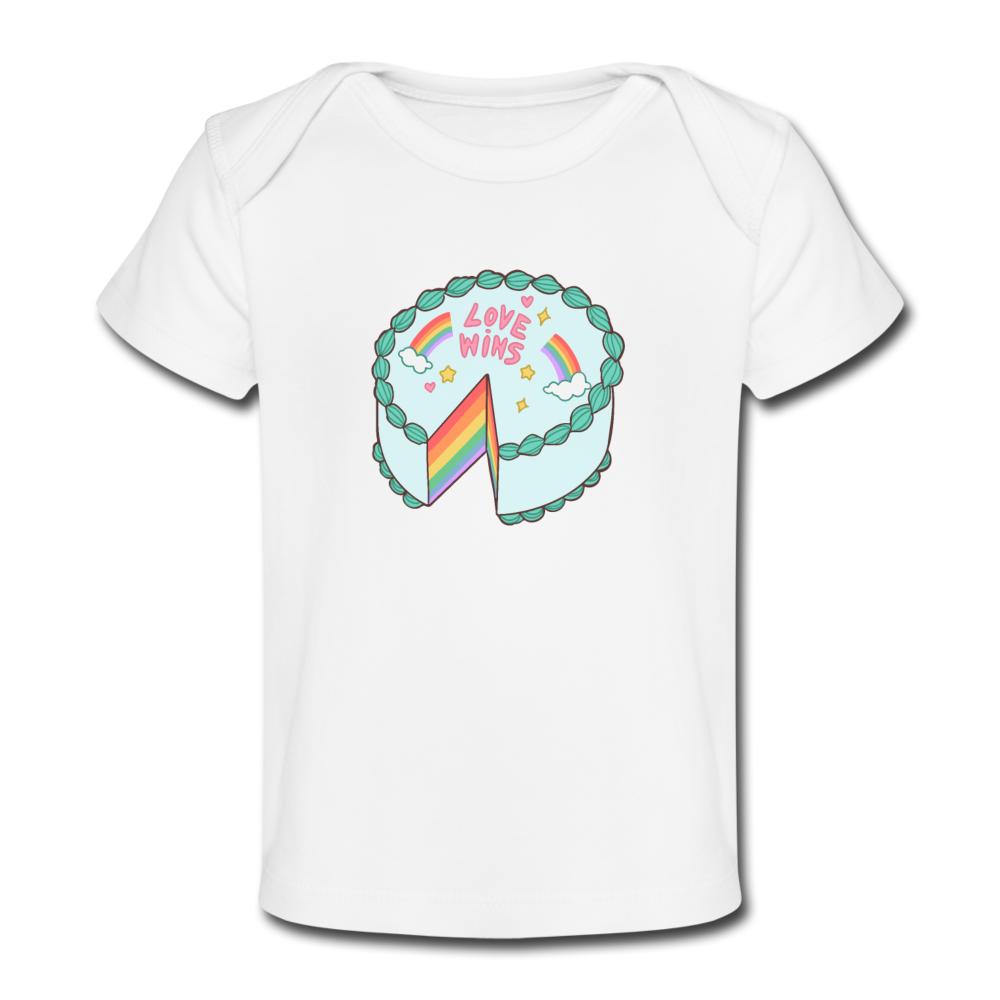 Love Wins Baby T-Shirt - white