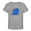 Blue Cat Baby T-Shirt - heather gray