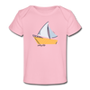 Sailing Life Baby T-Shirt - light pink