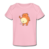 Happy Cat Baby T-Shirt - light pink