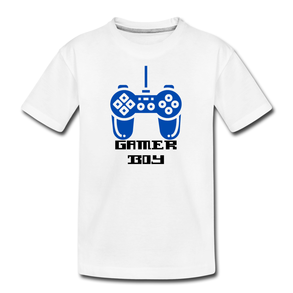 Gamer Boy Organic T-Shirt - white