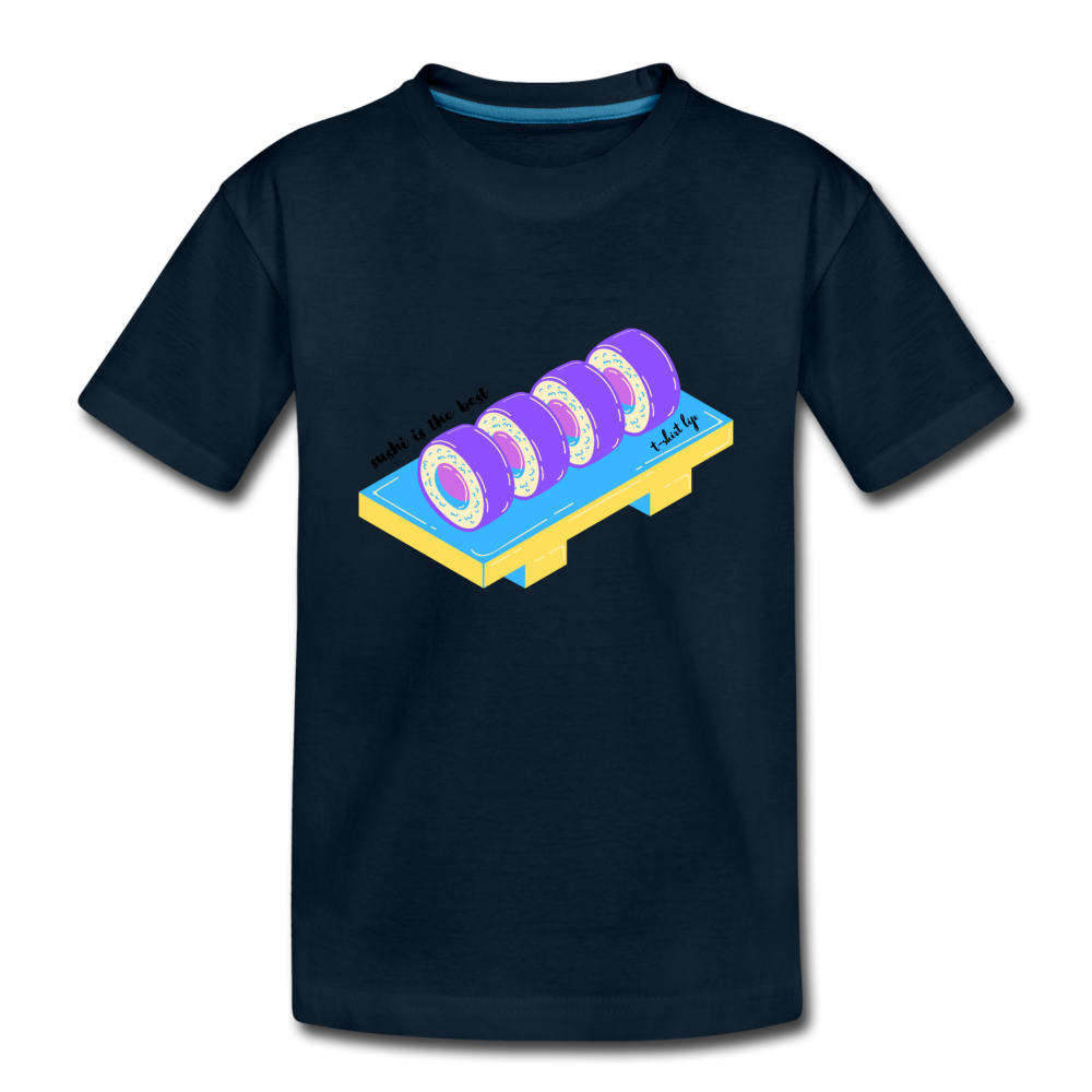 Toddler Premium Sushi Tee - deep navy