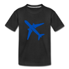 Toddler Premium Airplane Tee - black