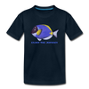 Toddler Premium Blue Fish - deep navy