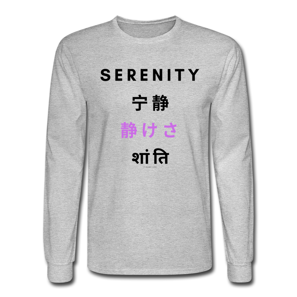 Serenity Long Sleeve - heather gray