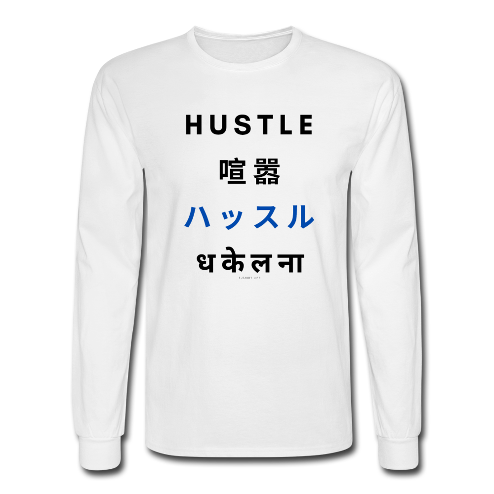 Hustle Long Sleeve - white
