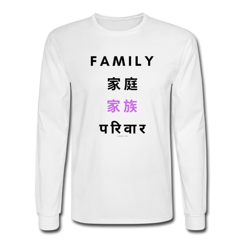 Family Long Sleeve - white