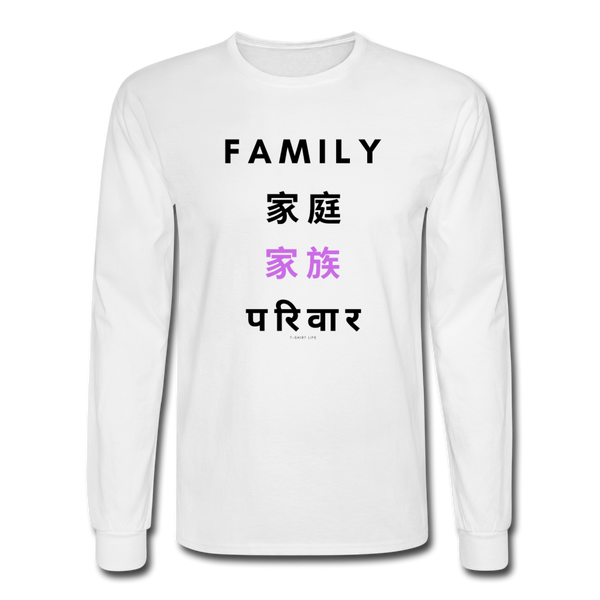 Family Long Sleeve - white