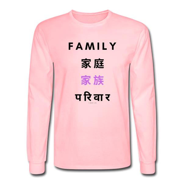 Family Long Sleeve - pink