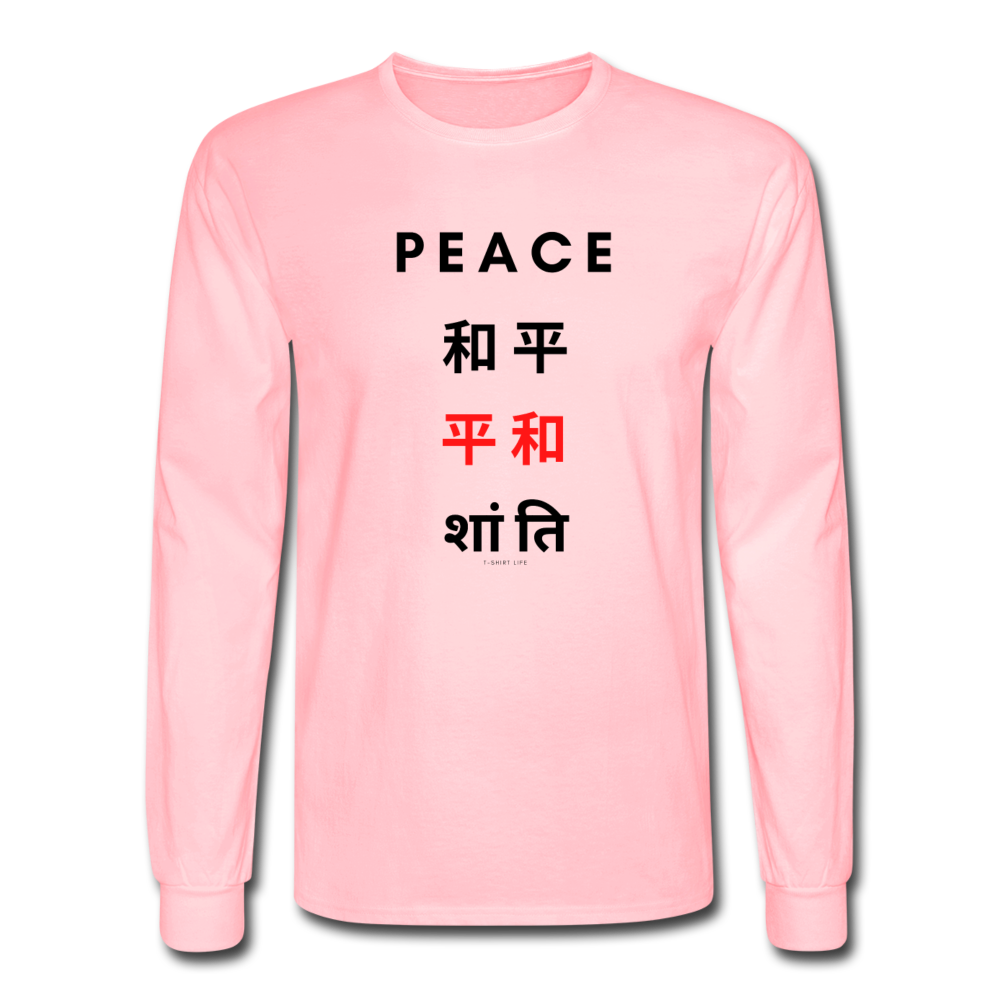 Peace Long Sleeve - pink