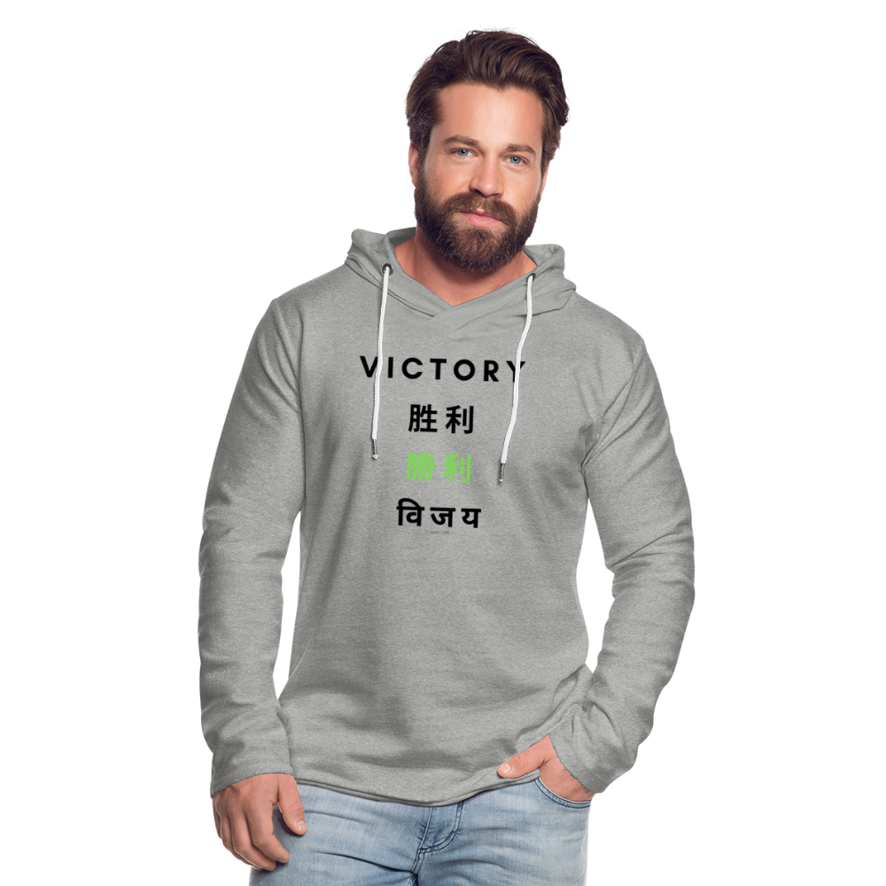 Victory Lightweight Hoodie - heather gray