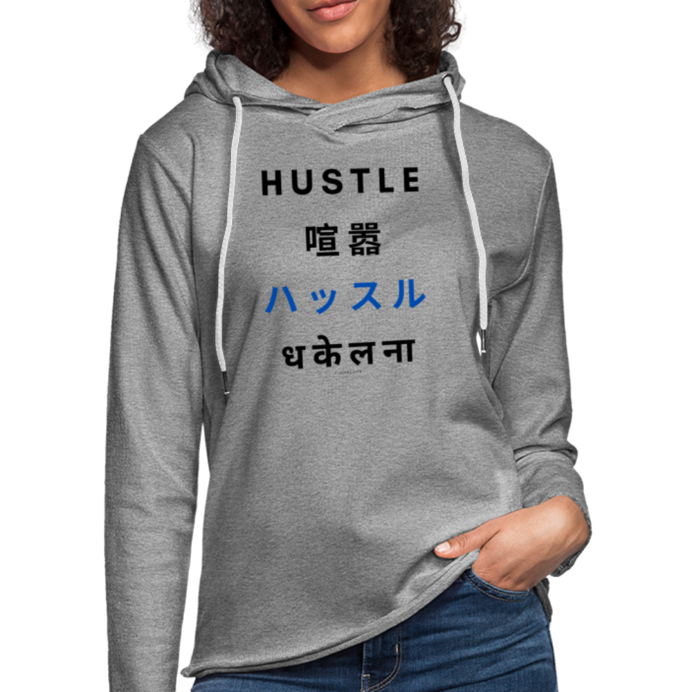 Hustle Lightweight Hoodie - heather gray