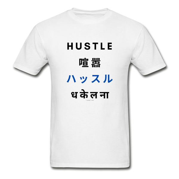 Hustle Tee - white