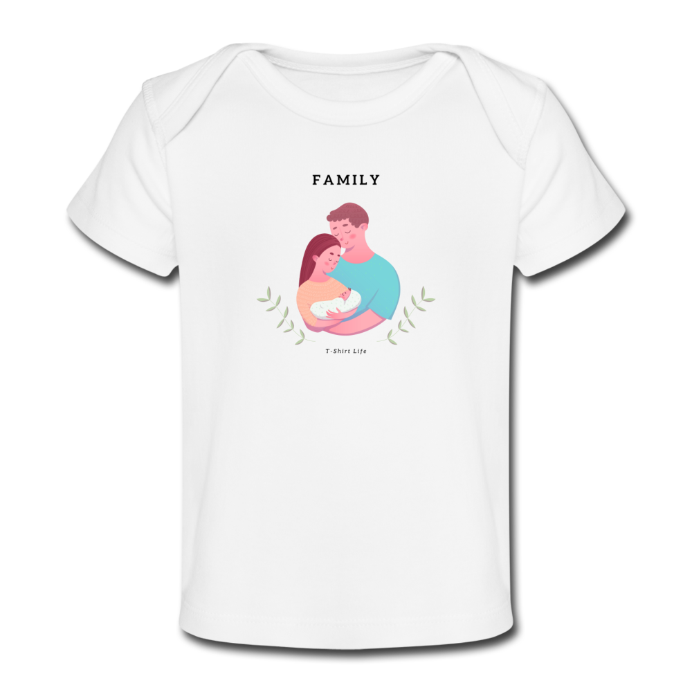 Family Baby T-Shirt - white