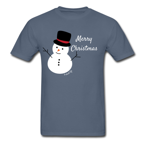 Snowman Tee - denim