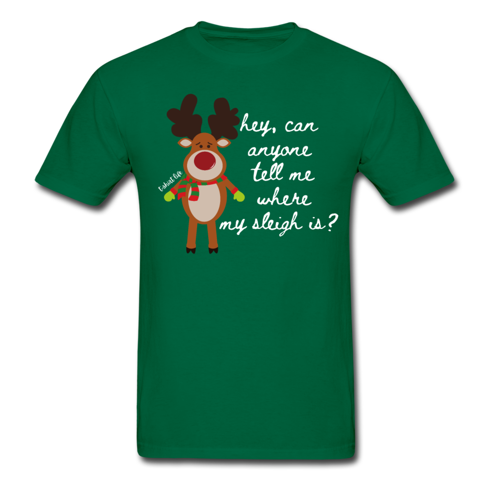 Reindeer Tee - bottlegreen