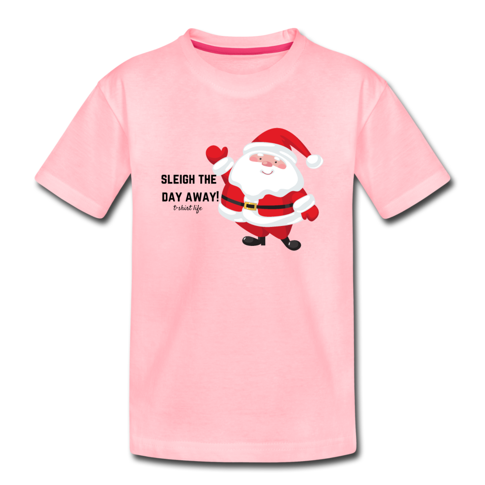 Kids' Premium Santa T-Shirt - pink
