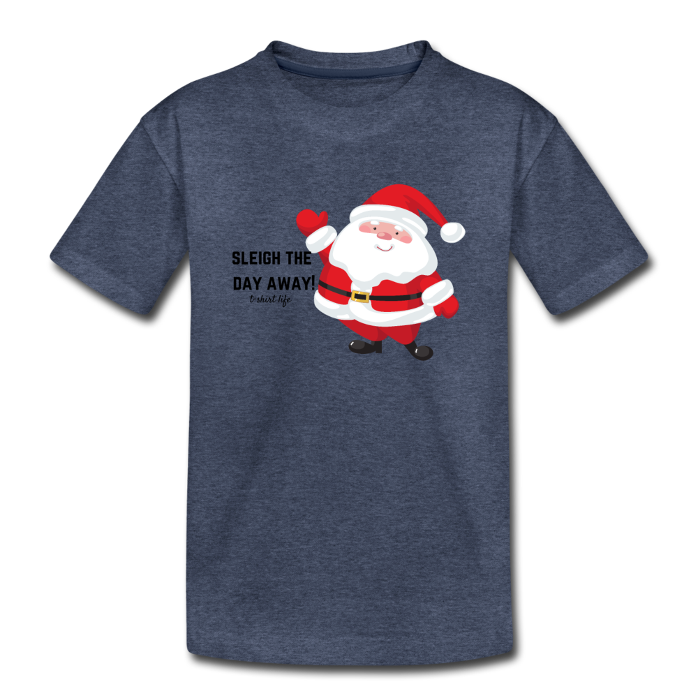 Kids' Premium Santa T-Shirt - heather blue