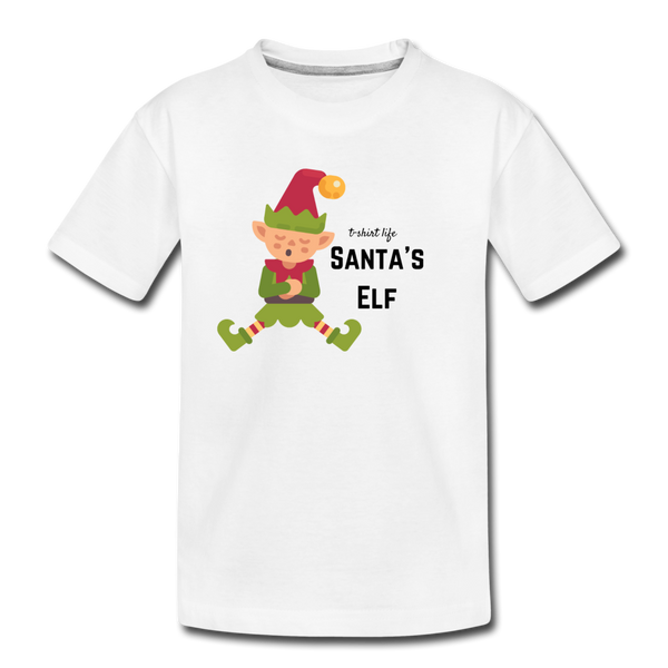 Kids' Premium Elf T-Shirt - white