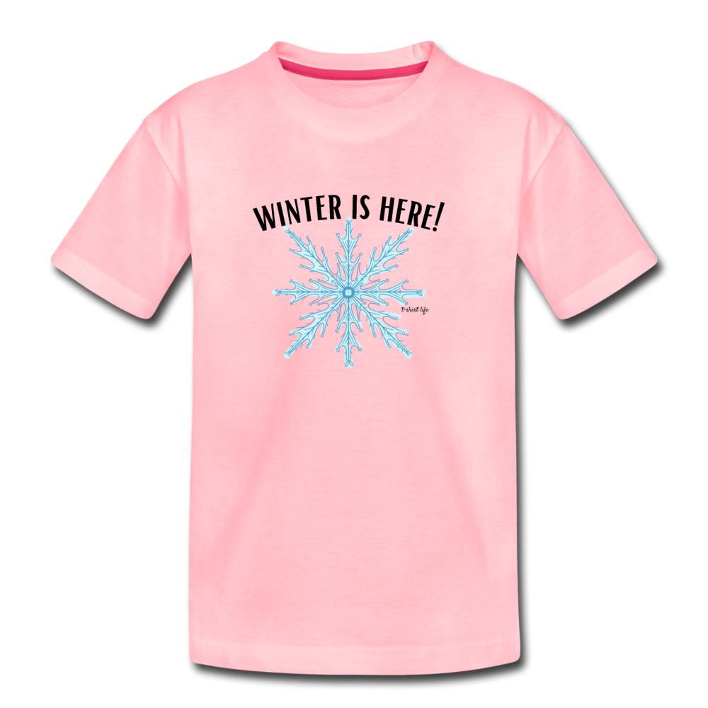 Kids' Premium Winter T-Shirt - pink