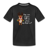 Kids' Premium Reindeer T-Shirt - black